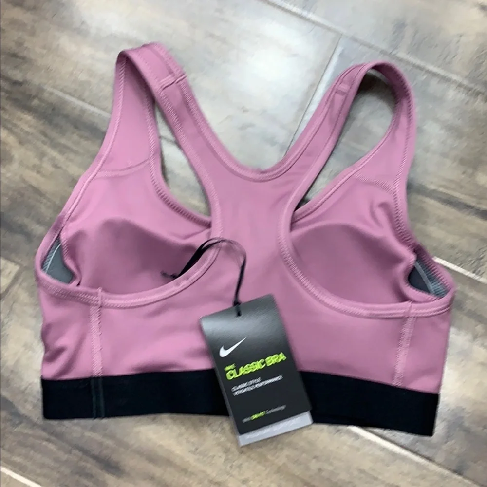 NIKE CLASSIC BRA Classic Style with DRY FIT Techno - Picture 2 of 13